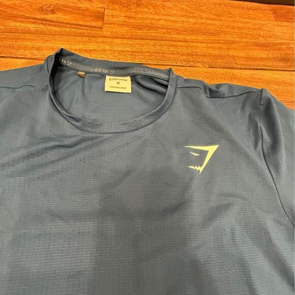 GYMSHARK mens t-shirt. Size Medium. New condition. Blue. Worn one or two times. - Picture 2 of 10